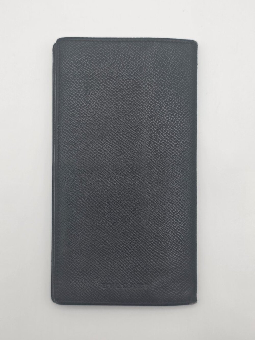 BVLGARI Black Bi-fold Long Wallet